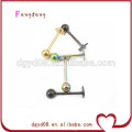 Heißer Großhandel Edelstahl Schmuck Mode Piercing Schmuck Body Jewelry Making Supplies